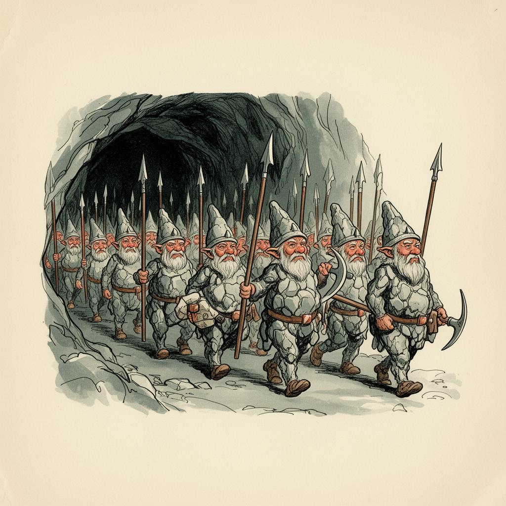 The Gnome Army — classic illustration